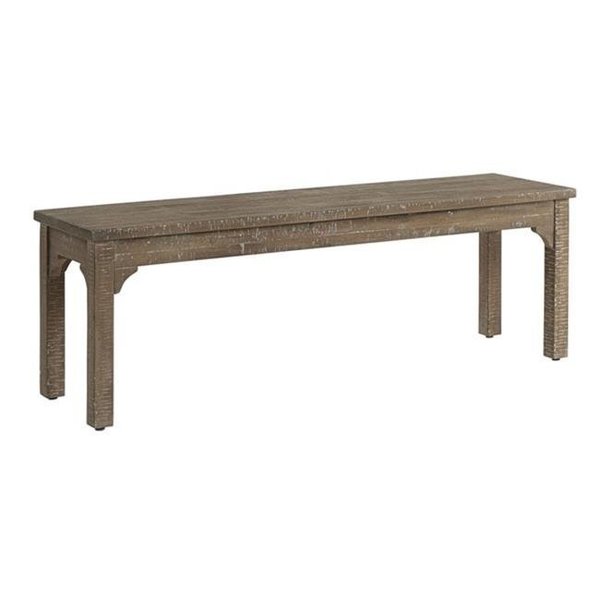 Progressive Furniture Progressive Furniture D869-69 Teresa Distressed Oak Dining Bench D869-69